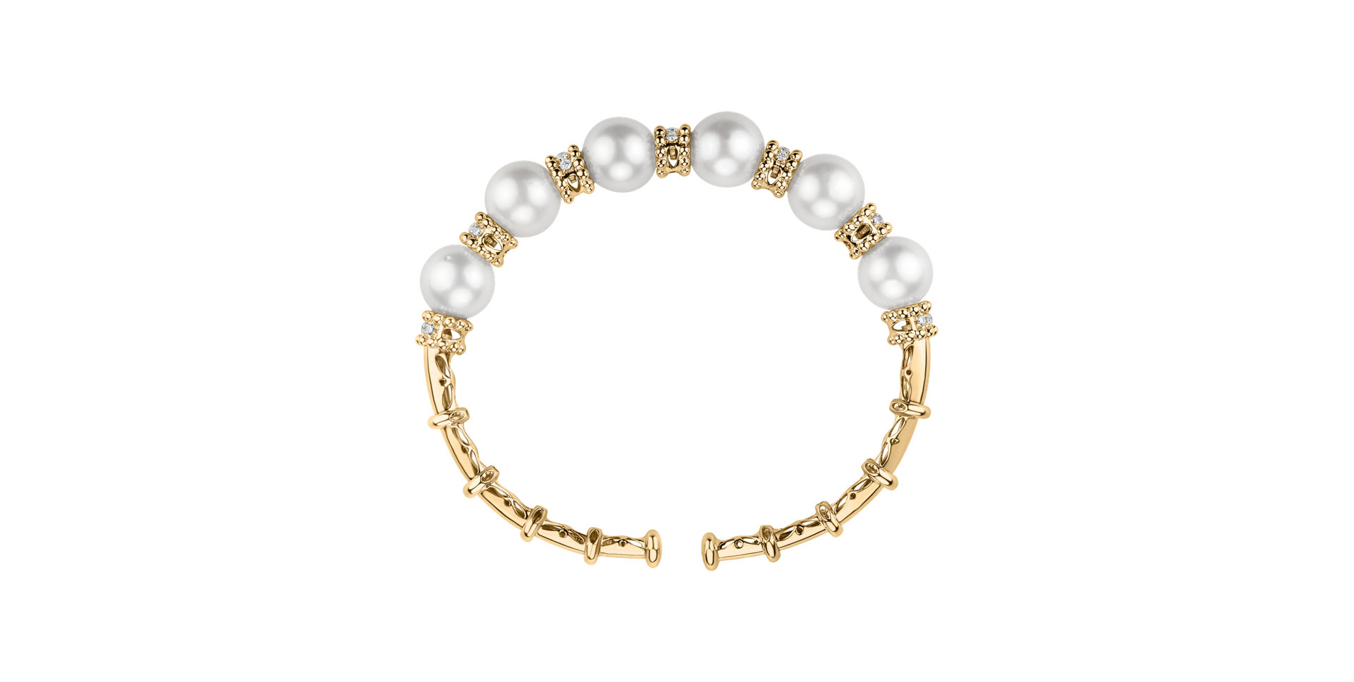 Diamond bracelet with Pearl Virgin Symphony