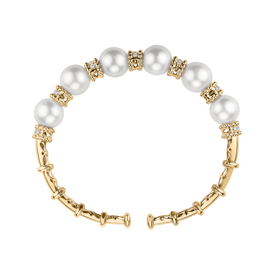 Diamond bracelet with Pearl Virgin Symphony