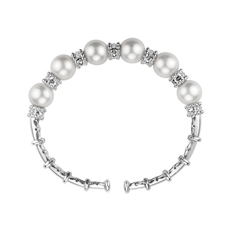 Diamond bracelet with Pearl Virgin Symphony