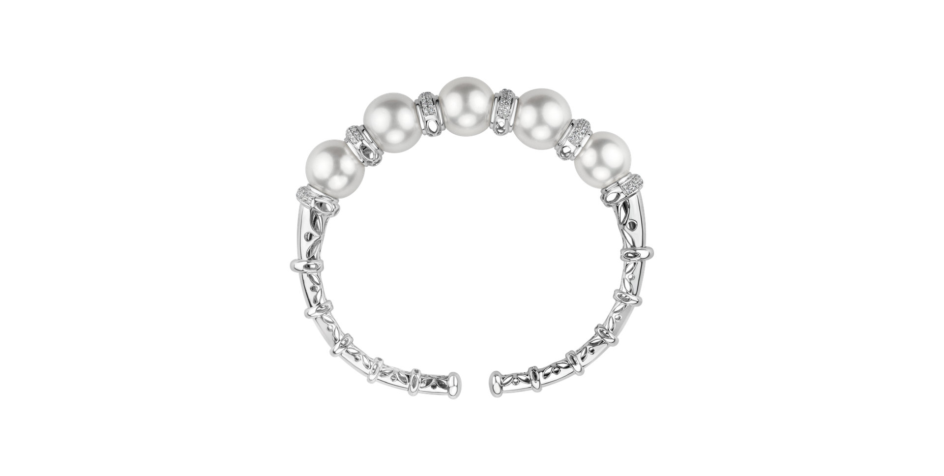 Diamond bracelet with Pearl Lake Secret