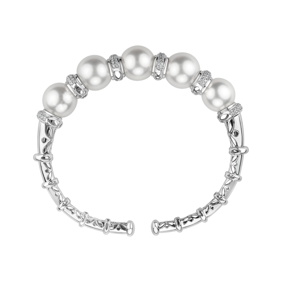 Diamond bracelet with Pearl Lake Secret