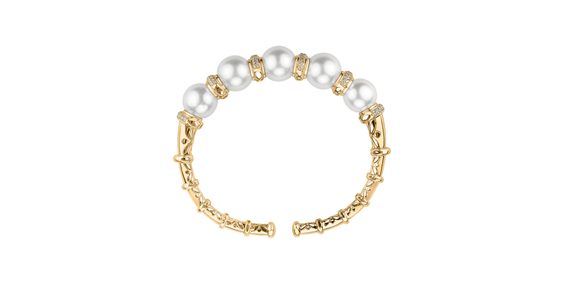 Diamond bracelet with Pearl Lake Secret