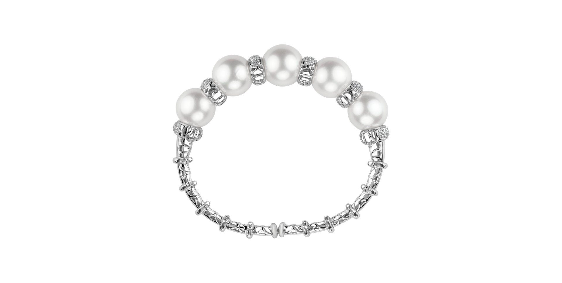 Diamond bracelet with Pearl Royal Pearl