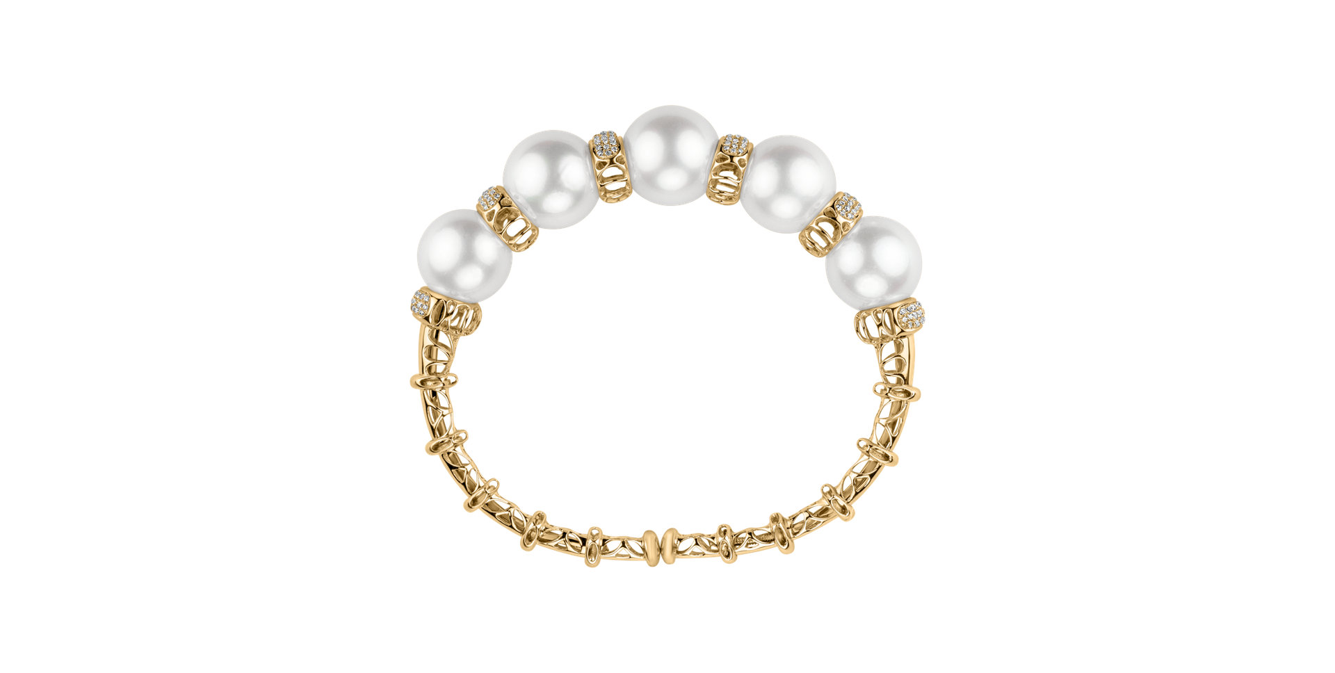 Diamond bracelet with Pearl Royal Pearl