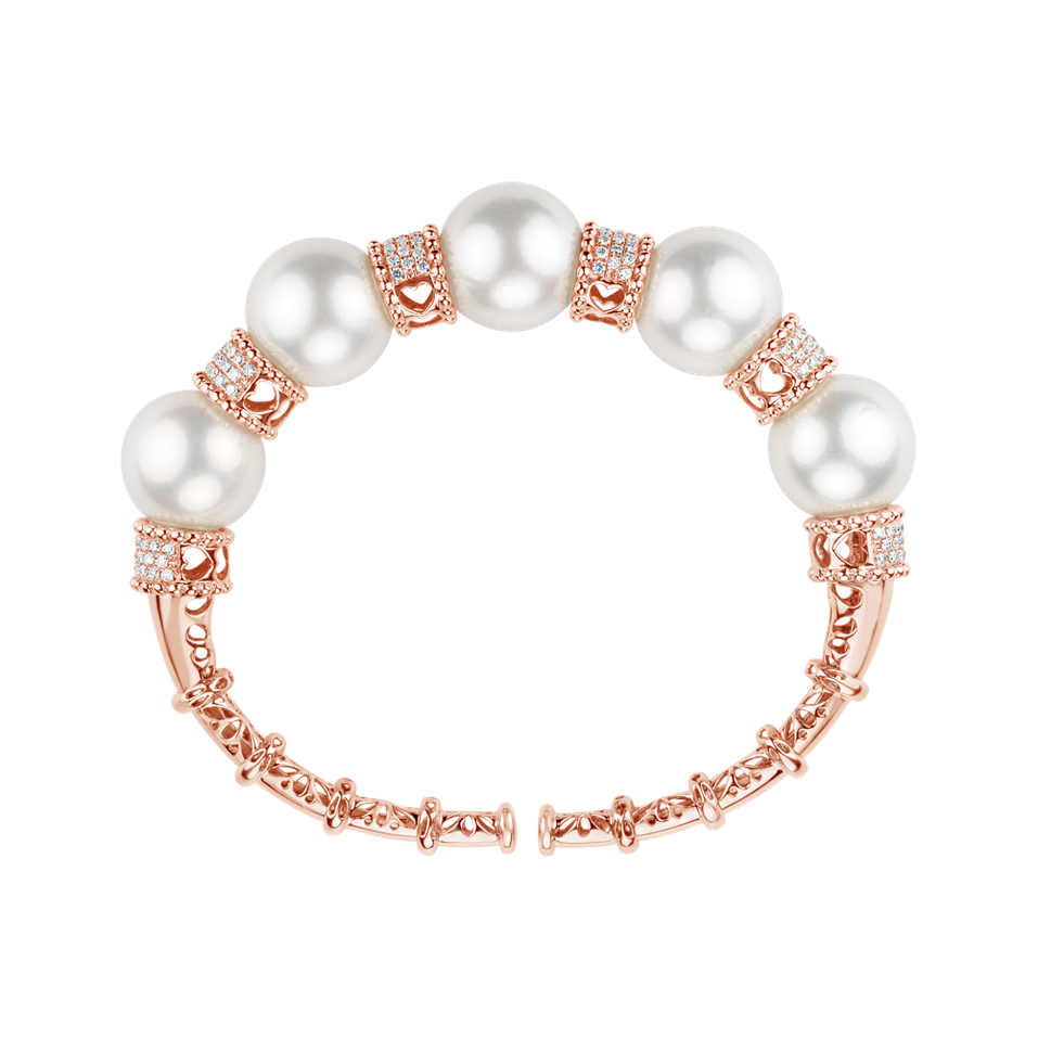 Diamond bracelet with Pearl Lake Fairytale