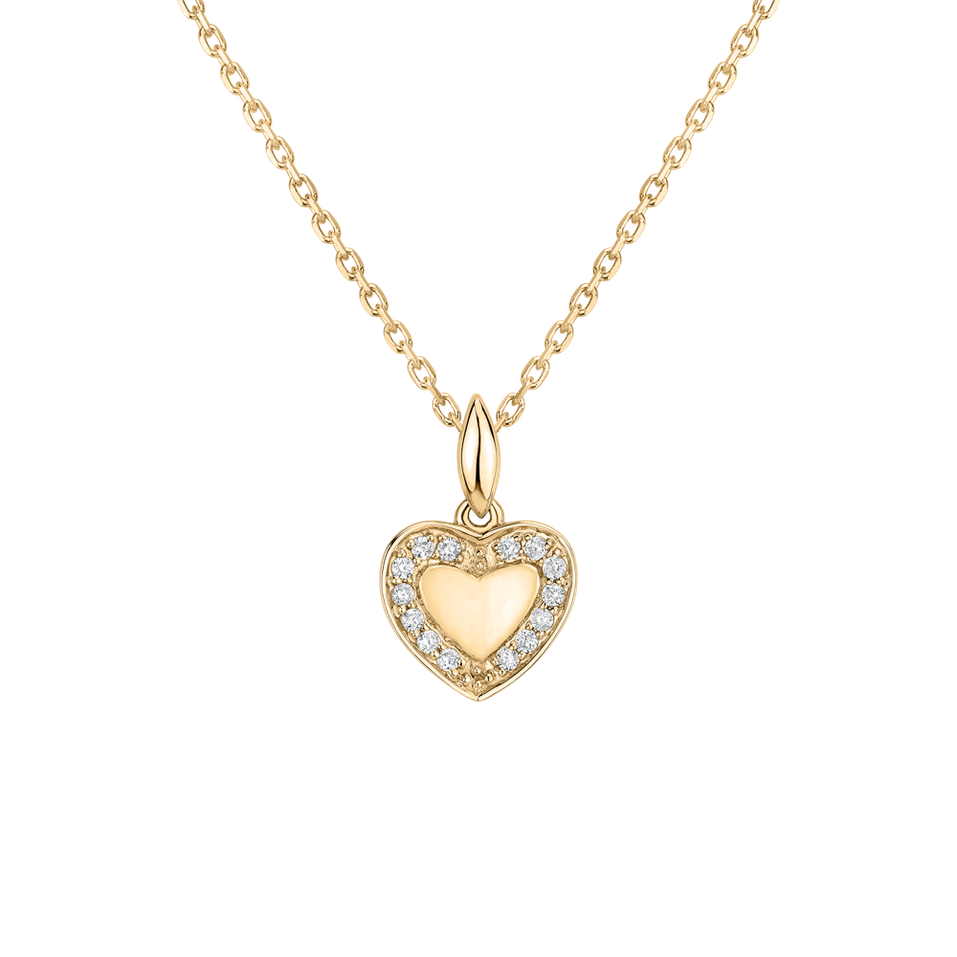 Diamond pendant Kind Heart