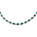 Diamond necklace with Emerald Imposant Constellation3