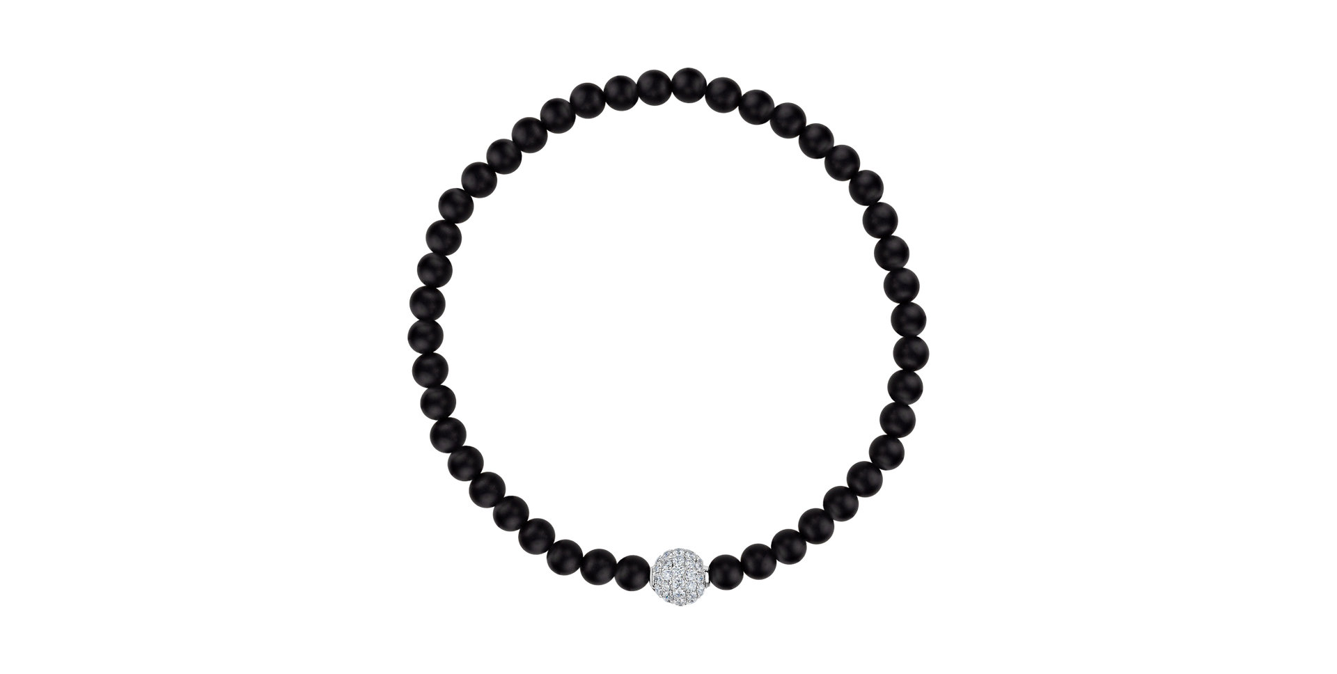 Diamond braclet with Agate Armel