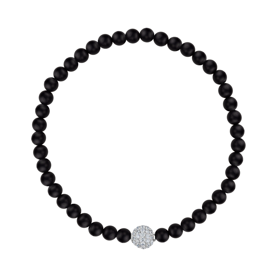 Diamond braclet with Agate Armel