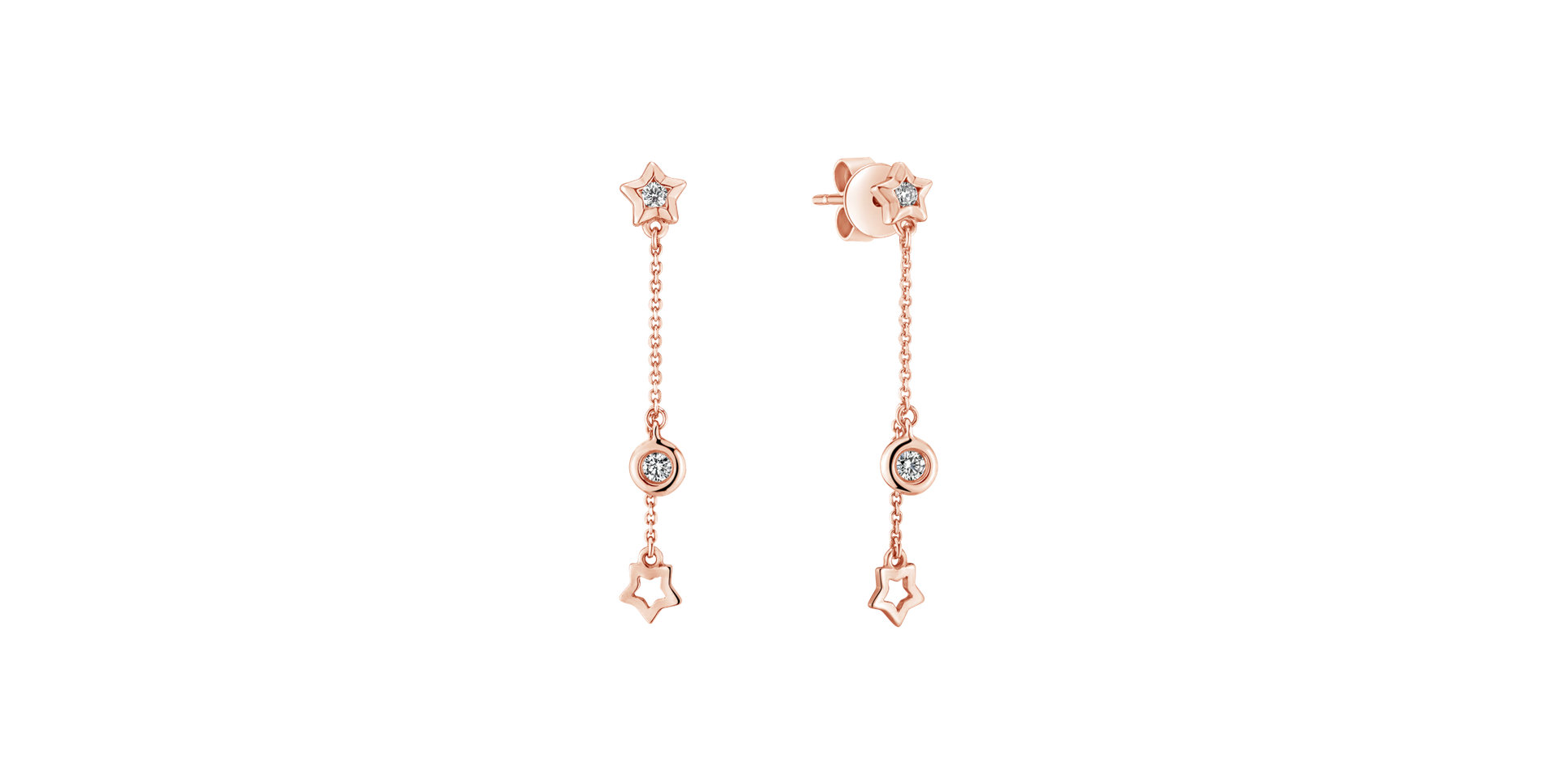 Diamond earrings Celestial Spark