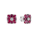 Diamond earrings and Ruby Magic Blossom3