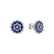 Diamond earrings and Sapphire Luxurious Mandala3