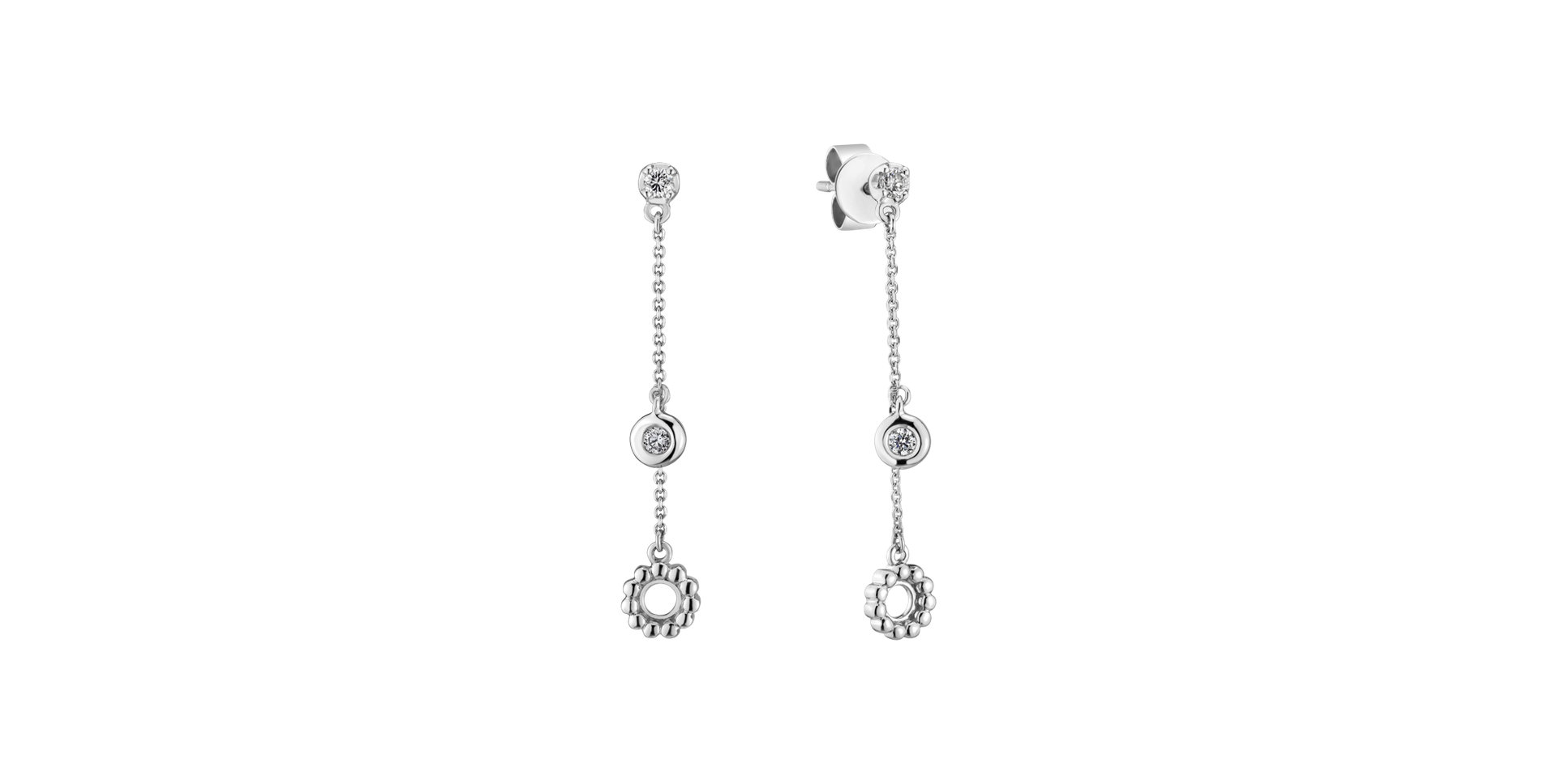 Diamond earrings Regal Reverie