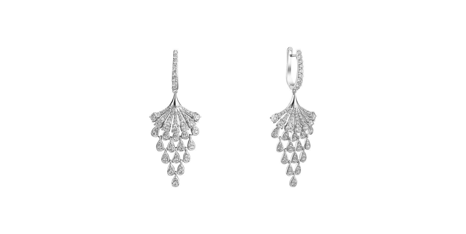 Diamond earrings Waterfall Splendour
