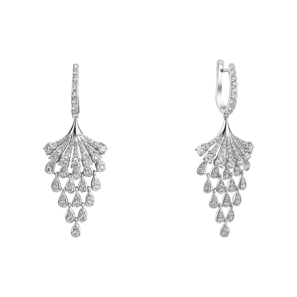 Diamond earrings Waterfall Splendour
