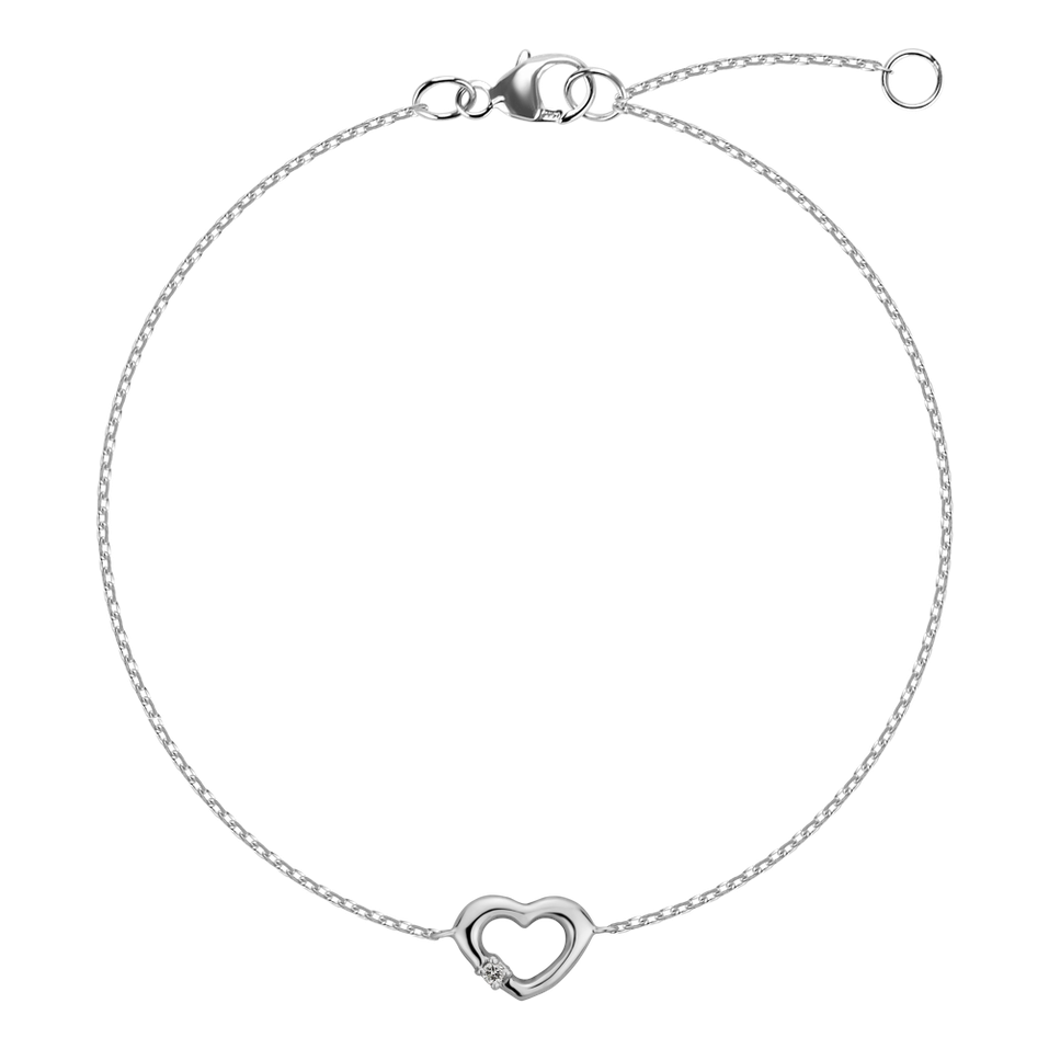 Diamond bracelet Sparkling Heart