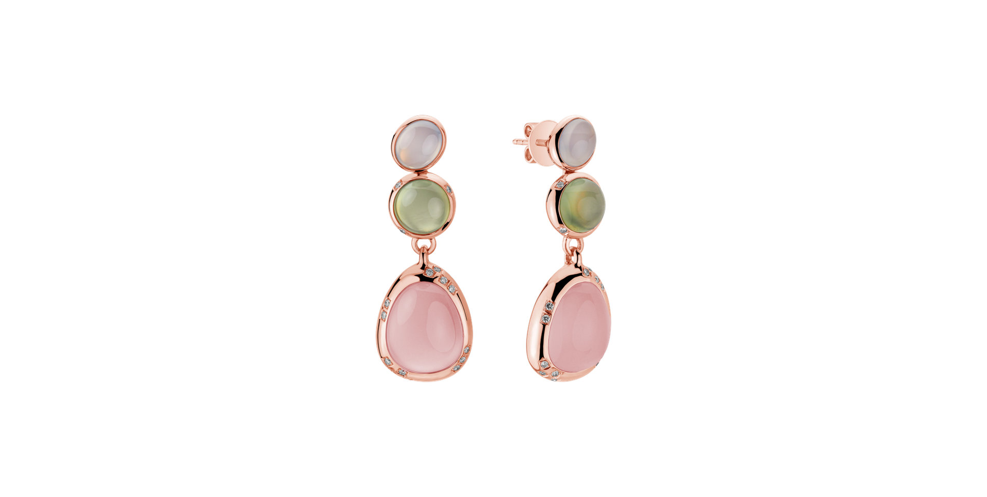 Diamond earrings and gemstones Arabic Glam