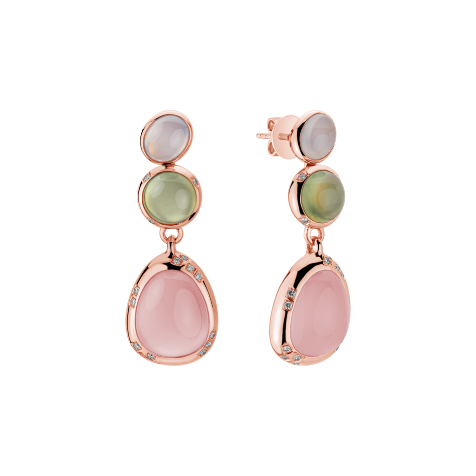 Diamond earrings and gemstones Arabic Glam