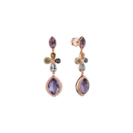 Diamond earrings and gemstones Arabic Dream