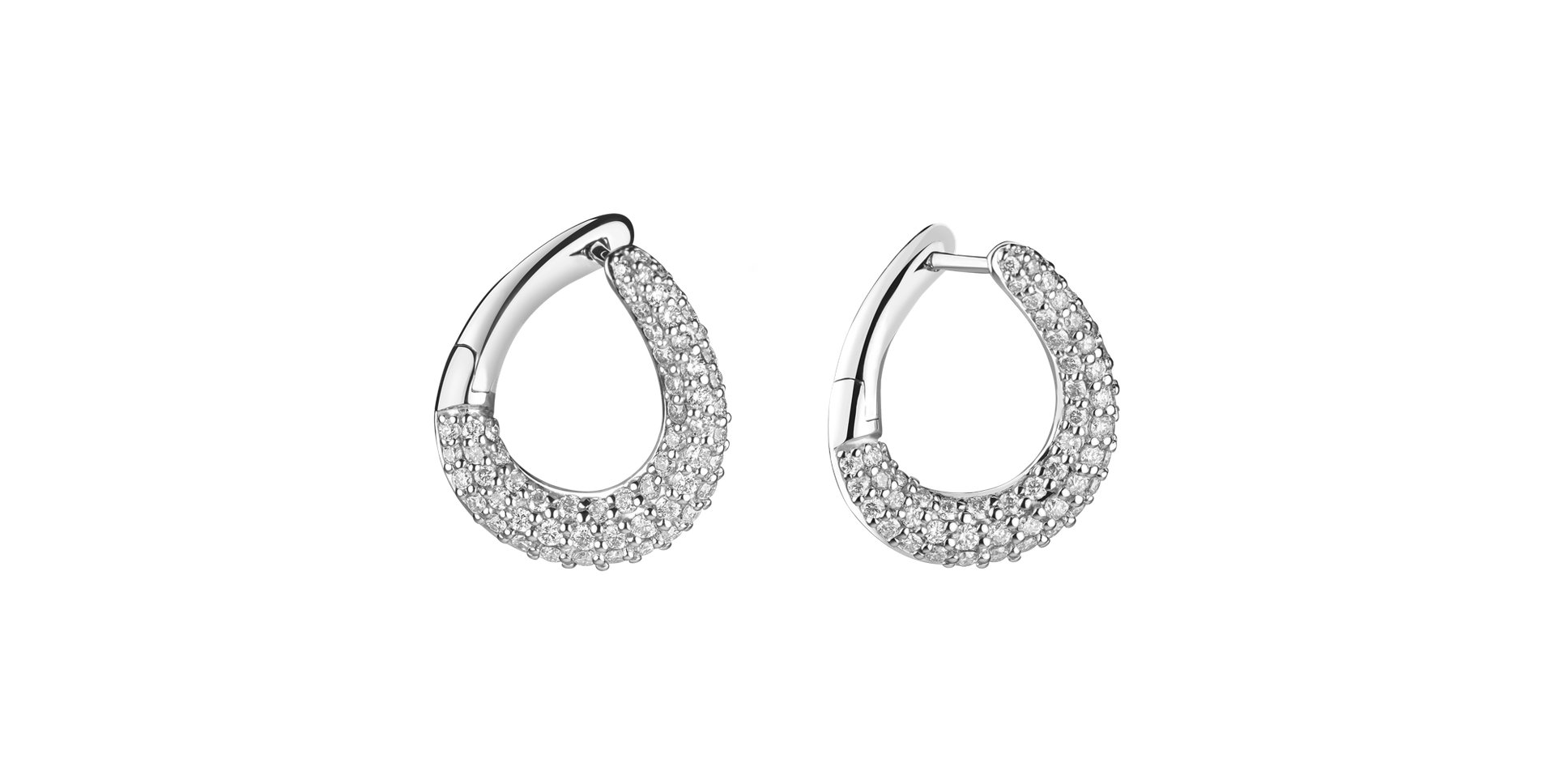 Diamond earrings Charming Sun