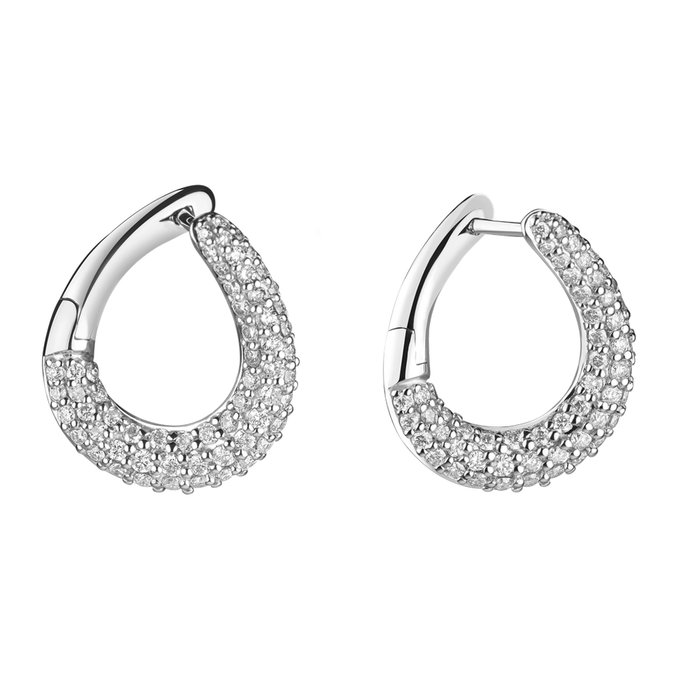 Diamond earrings Charming Sun