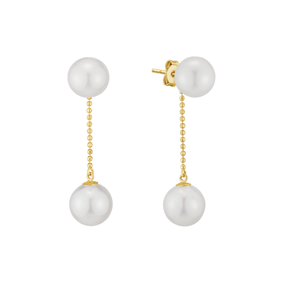 Earrings with Pearl Sea Song