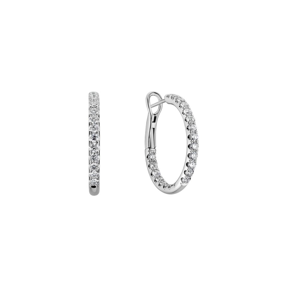 Diamond earrings Mystic Halo