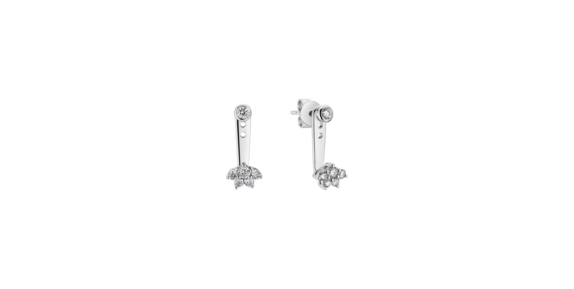 Diamond earrings Frozen Elegance