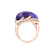 Diamond rings with Amethyst Gem Miracle3