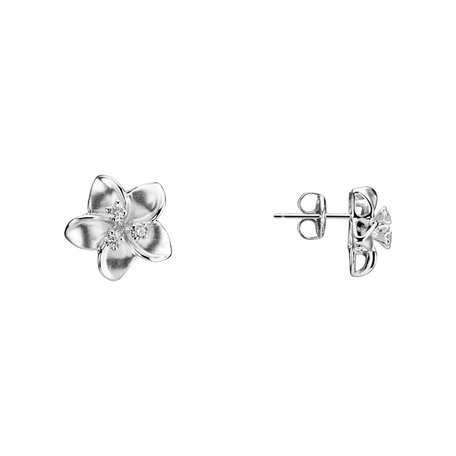 Diamond earrings Floweret