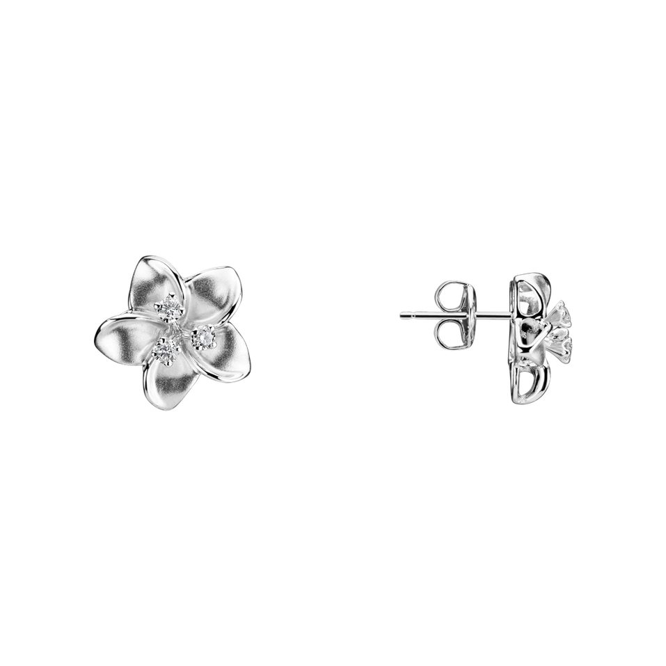 Diamond earrings Floweret
