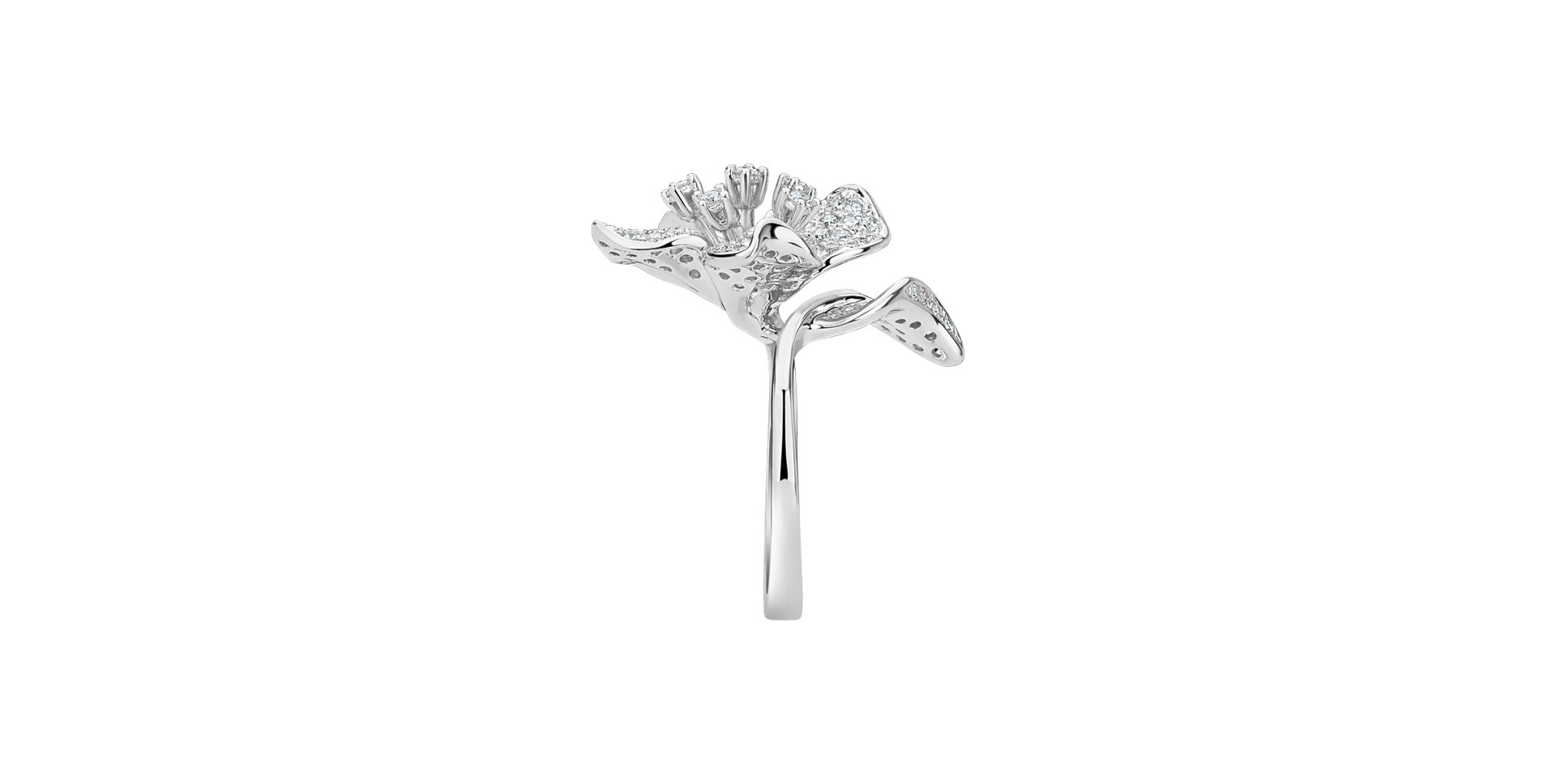 Diamond ring Orchid Wish