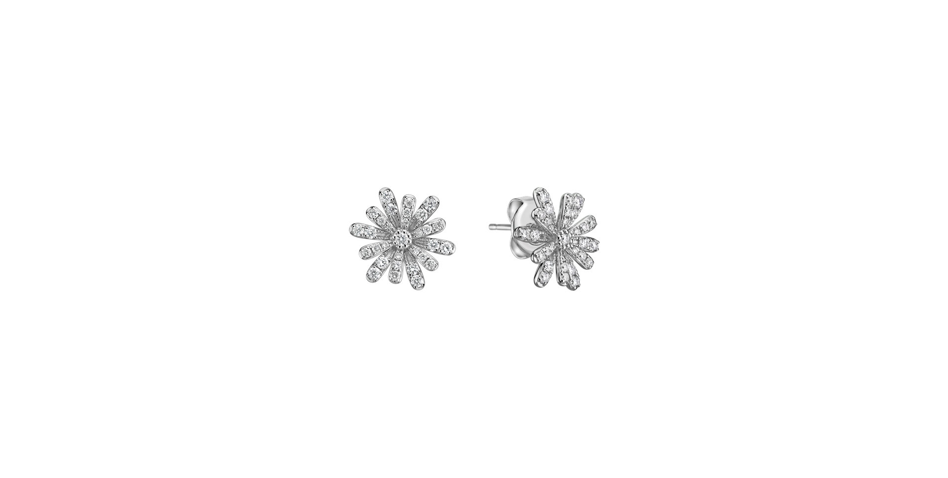Diamond earrings Flower Flush