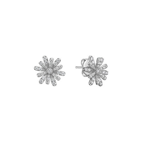 Diamond earrings Flower Flush
