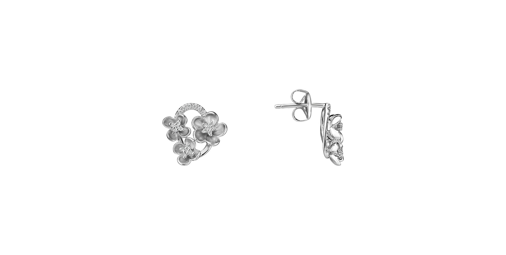 Diamond earrings Summer Garden
