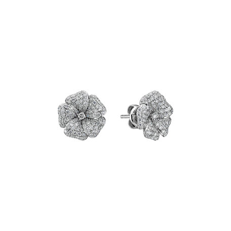 Diamond earrings Fun Flower