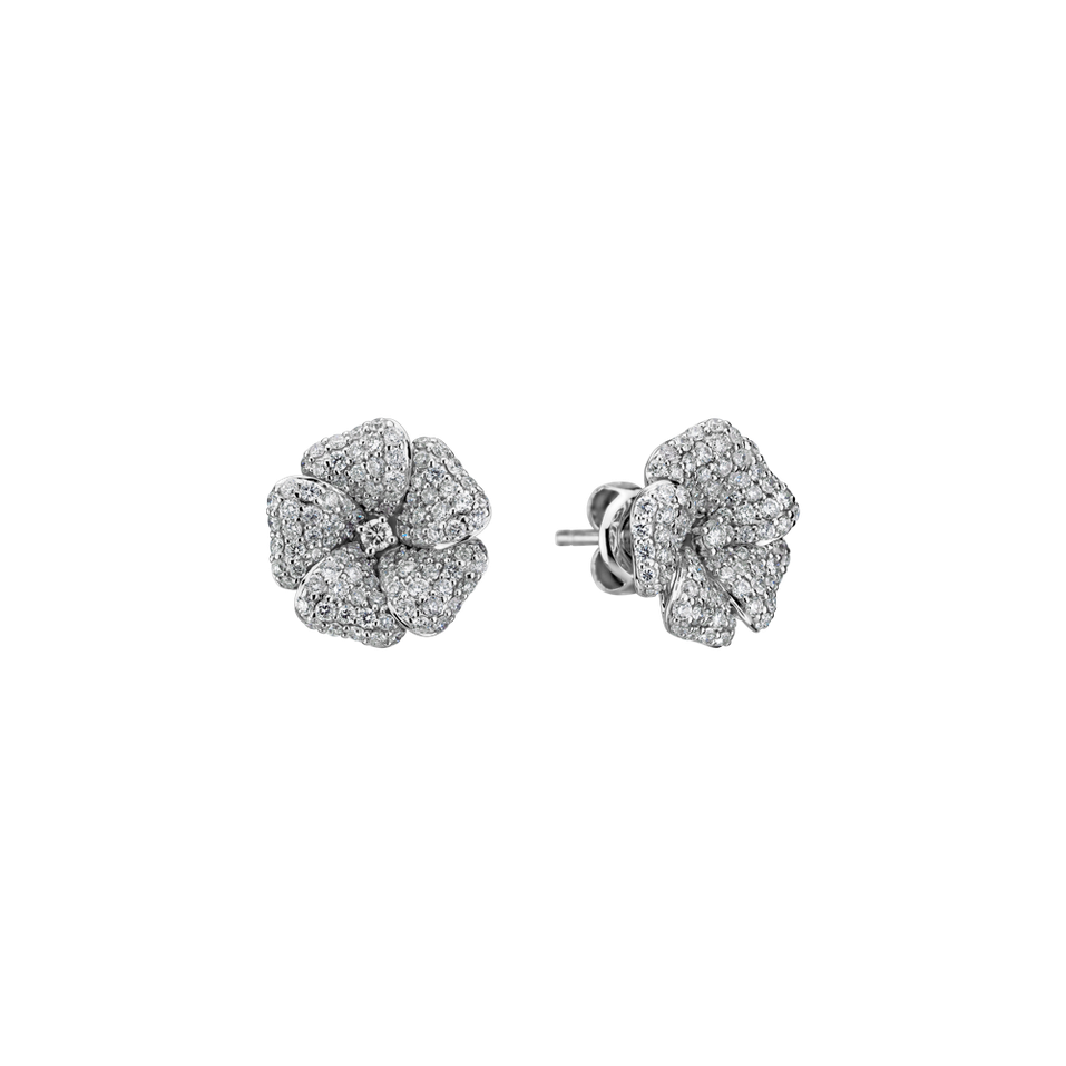 Diamond earrings Fun Flower