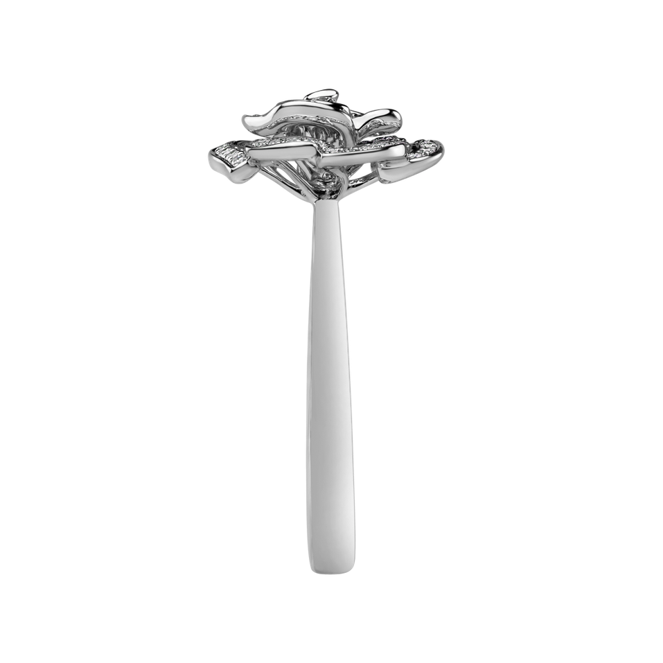 Diamond ring Noble Flower