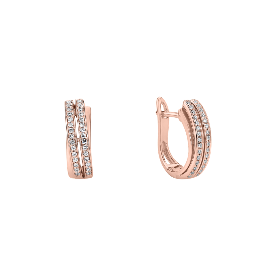 Diamond earrings Precious Sunray