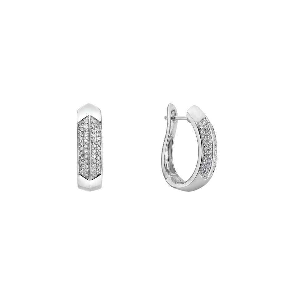 Diamond earrings Space Lady