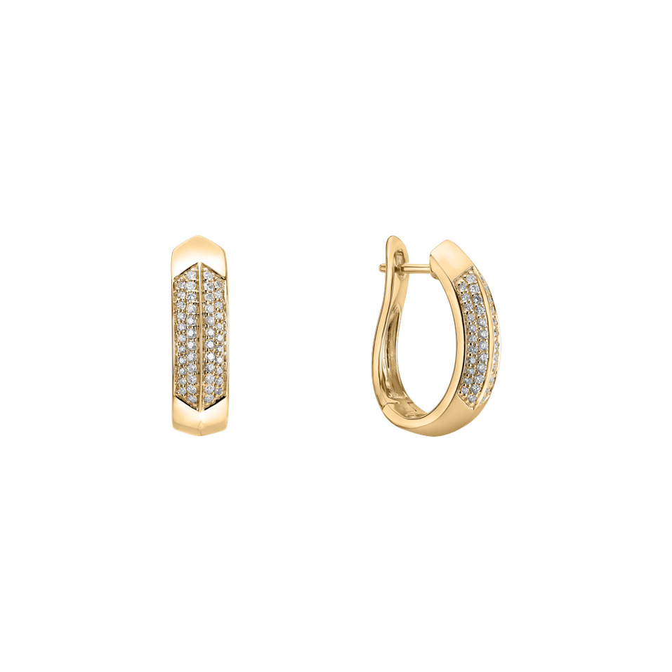 Diamond earrings Space Lady