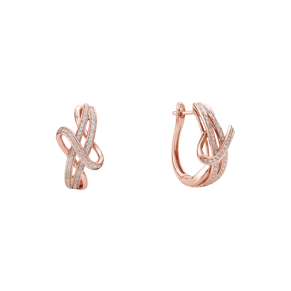 Diamond earrings Glittering Symphony