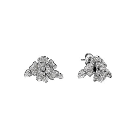 Diamond earrings Duchess Flower