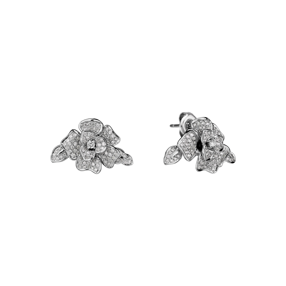 Diamond earrings Duchess Flower