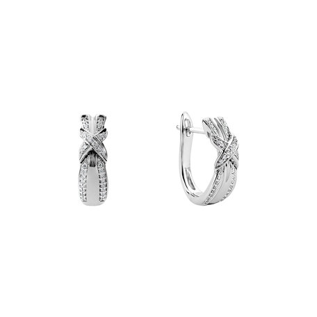Diamond earrings Best Wish