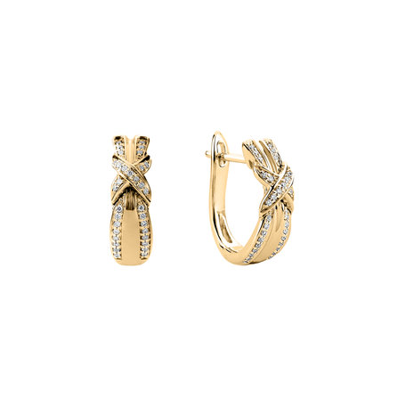 Diamond earrings Best Wish