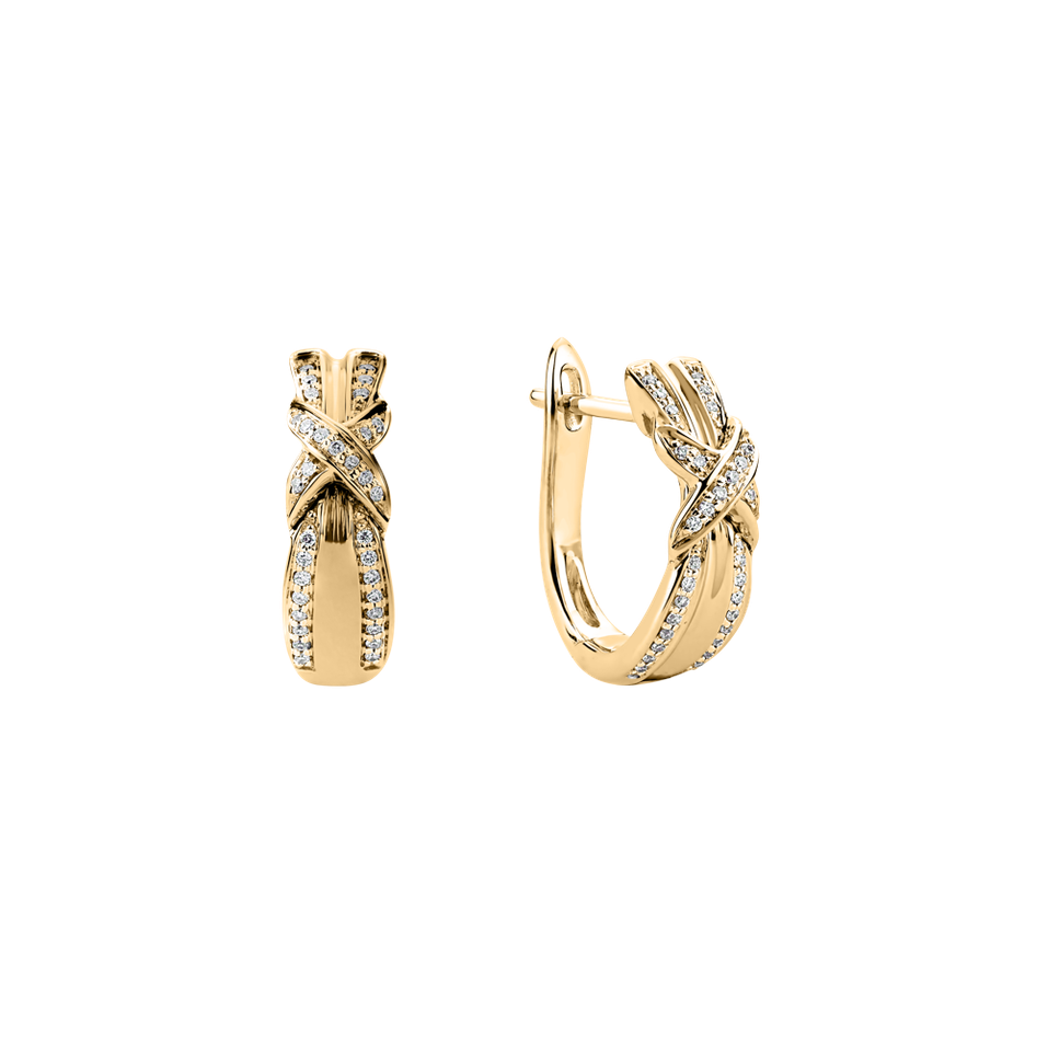 Diamond earrings Best Wish