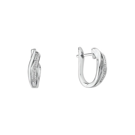 Diamond earrings Precious Ray