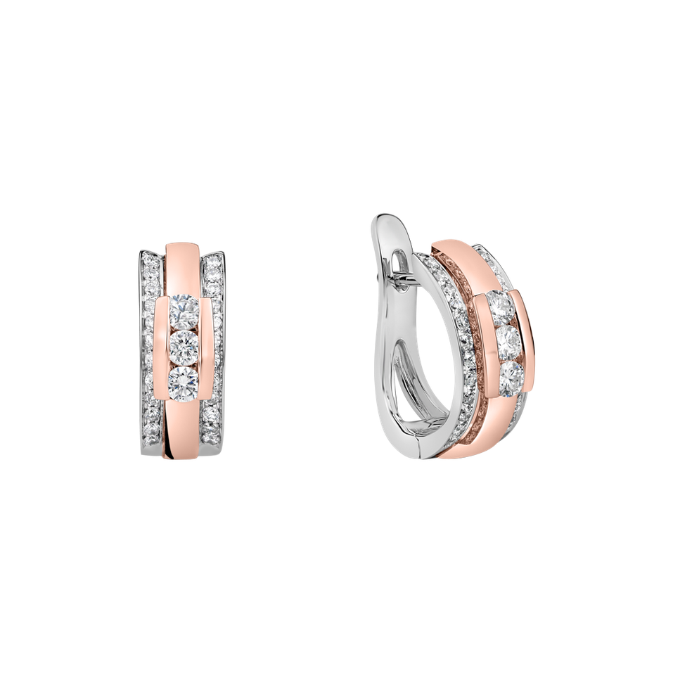 Diamond earrings Amazing Mosaic