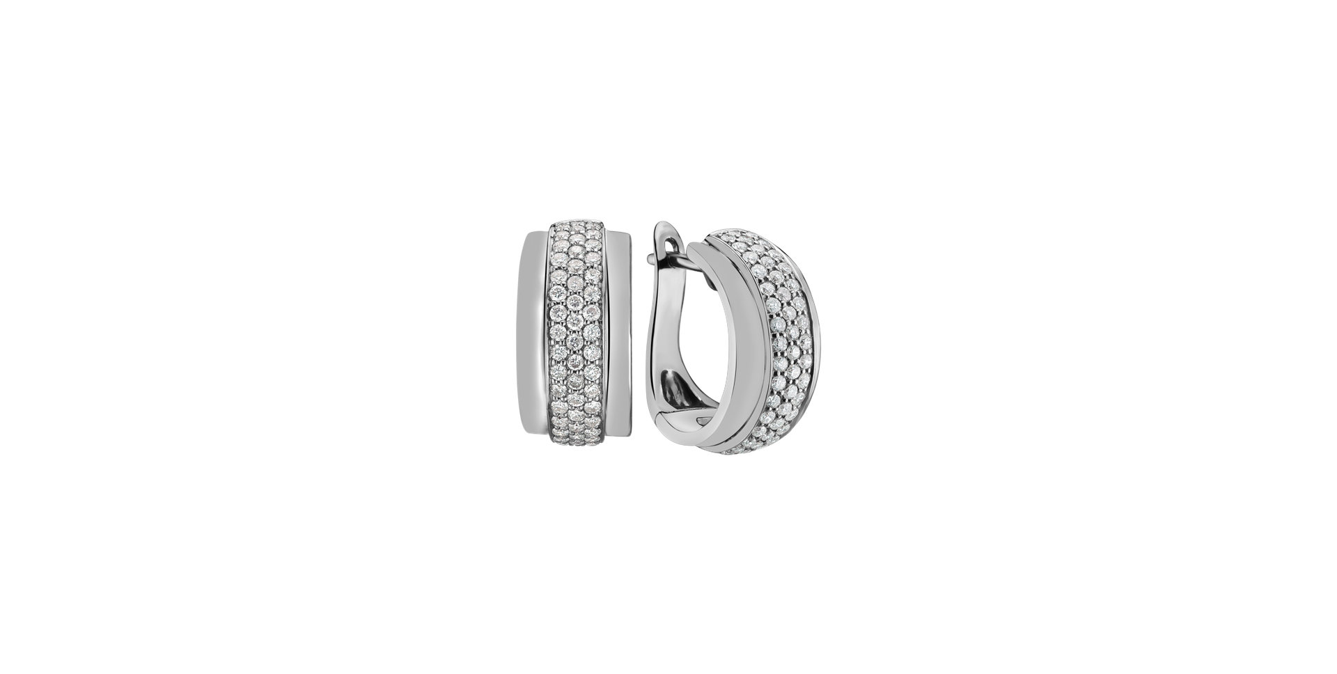 Diamond earrings Snowfire